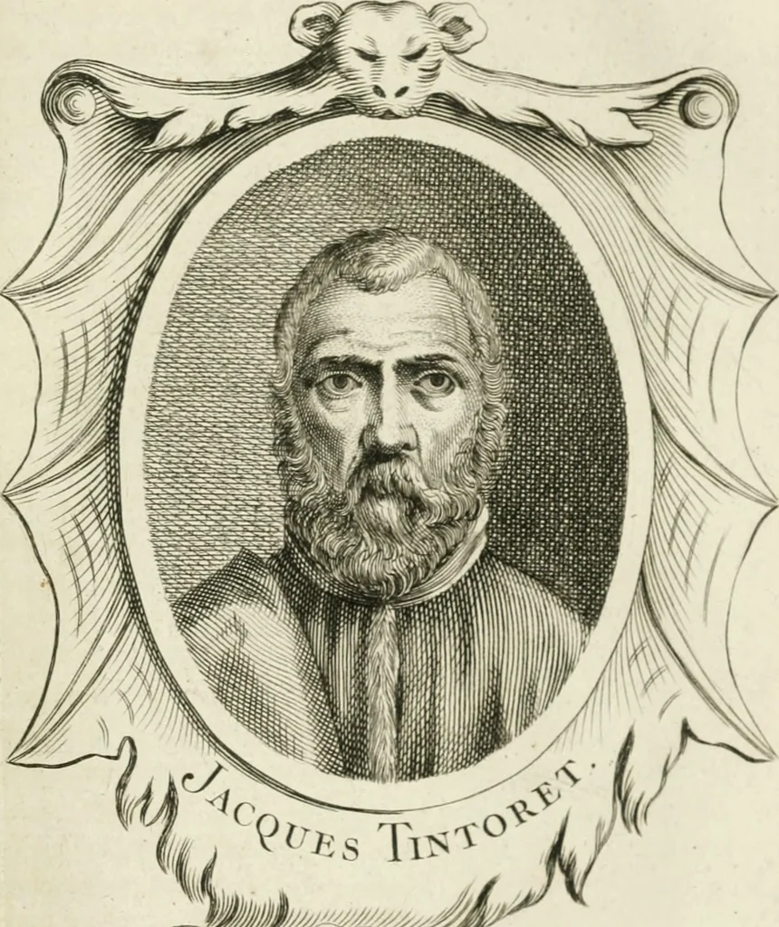 An illustration from Abrégé de la vie des plus fameux peintres, avec leurs portraits gravés en taille-douce, les indications de leurs principaux ouvrages, quelques réflexions sur leurs caractères, et la maniere de connoître les desseins et les tableaux des grands maîtres, 1762, leaf 410
