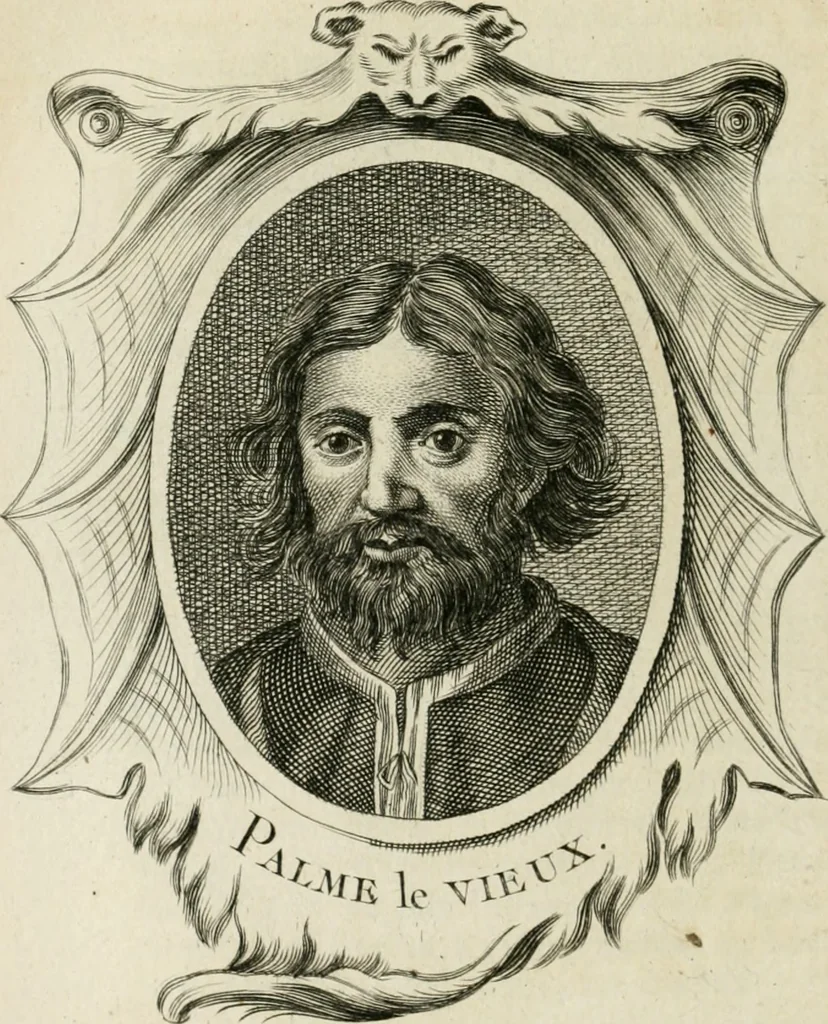 An illustration from Abrégé de la vie des plus fameux peintres, avec leurs portraits gravés en taille-douce, les indications de leurs principaux ouvrages, quelques réflexions sur leurs caractères, et la maniere de connoître les desseins et les tableaux des grands maîtres, 1762, leaf 457