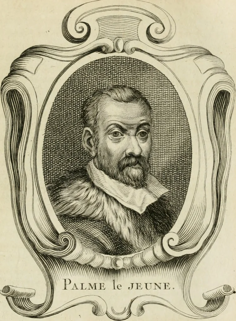 An illustration from Abrégé de la vie des plus fameux peintres, avec leurs portraits gravés en taille-douce, les indications de leurs principaux ouvrages, quelques réflexions sur leurs caractères, et la maniere de connoître les desseins et les tableaux des grands maîtres, 1762, leaf 464