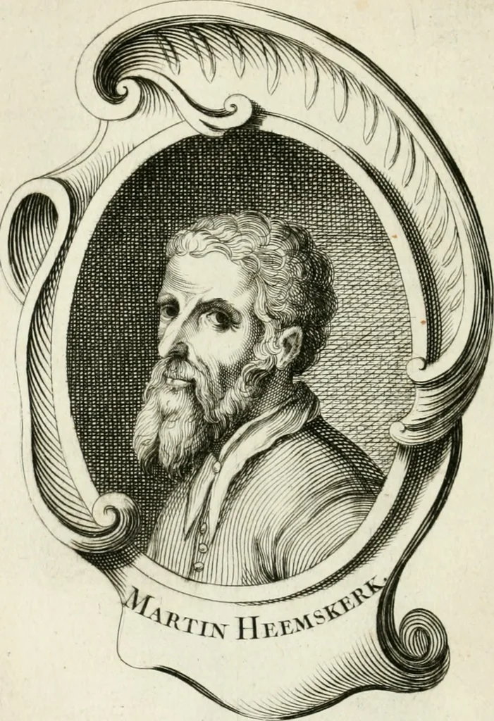 An illustration from Abrégé de la vie des plus fameux peintres, avec leurs portraits gravés en taille-douce, les indications de leurs principaux ouvrages, quelques réflexions sur leurs caractères, et la maniere de connoître les desseins et les tableaux des grands maîtres, 1762, leaf 117