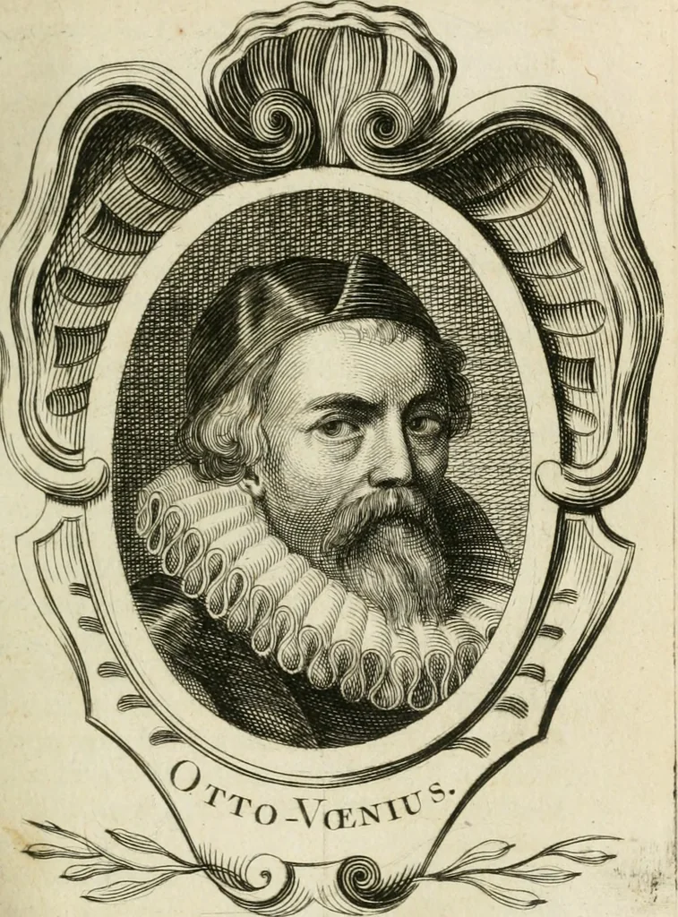 An illustration from Abrégé de la vie des plus fameux peintres, avec leurs portraits gravés en taille-douce, les indications de leurs principaux ouvrages, quelques réflexions sur leurs caractères, et la maniere de connoître les desseins et les tableaux des grands maîtres, 1762, leaf 124