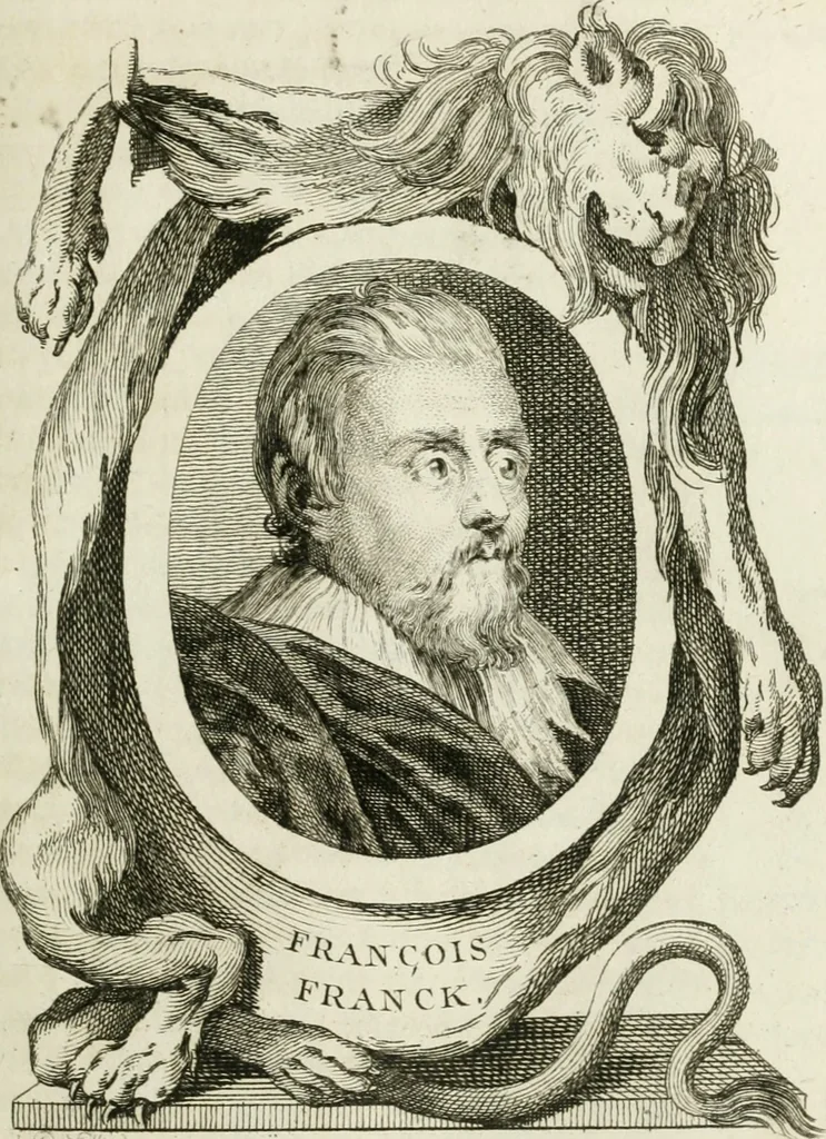 An illustration from Abrégé de la vie des plus fameux peintres, avec leurs portraits gravés en taille-douce, les indications de leurs principaux ouvrages, quelques réflexions sur leurs caractères, et la maniere de connoître les desseins et les tableaux des grands maîtres, 1762, leaf 138