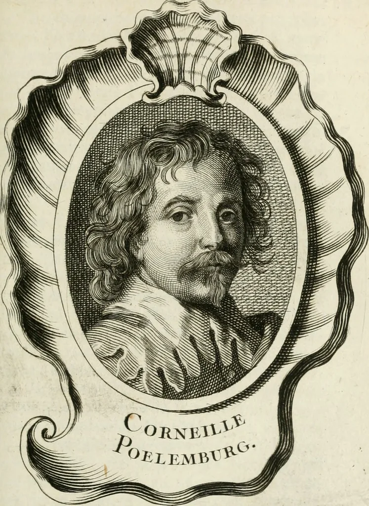An illustration from Abrégé de la vie des plus fameux peintres, avec leurs portraits gravés en taille-douce, les indications de leurs principaux ouvrages, quelques réflexions sur leurs caractères, et la maniere de connoître les desseins et les tableaux des grands maîtres, 1762, leaf 146