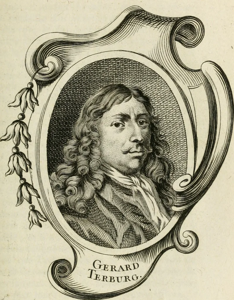 An illustration from Abrégé de la vie des plus fameux peintres, avec leurs portraits gravés en taille-douce, les indications de leurs principaux ouvrages, quelques réflexions sur leurs caractères, et la maniere de connoître les desseins et les tableaux des grands maîtres, 1762, leaf 182