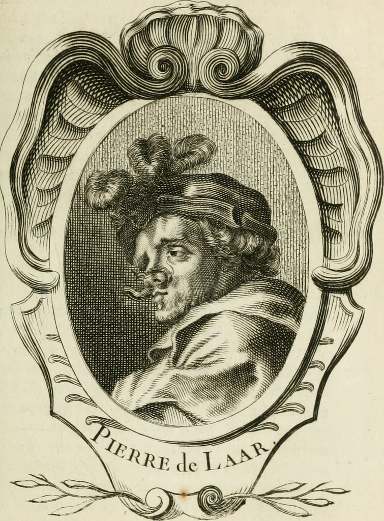 An illustration from Abrégé de la vie des plus fameux peintres, avec leurs portraits gravés en taille-douce, les indications de leurs principaux ouvrages, quelques réflexions sur leurs caractères, et la maniere de connoître les desseins et les tableaux des grands maîtres, 1762, leaf 212