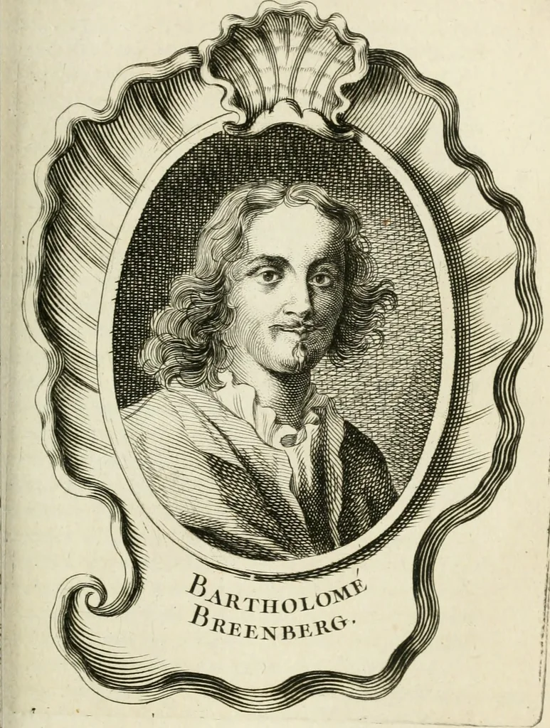 An illustration from Abrégé de la vie des plus fameux peintres, avec leurs portraits gravés en taille-douce, les indications de leurs principaux ouvrages, quelques réflexions sur leurs caractères, et la maniere de connoître les desseins et les tableaux des grands maîtres, 1762, leaf 222