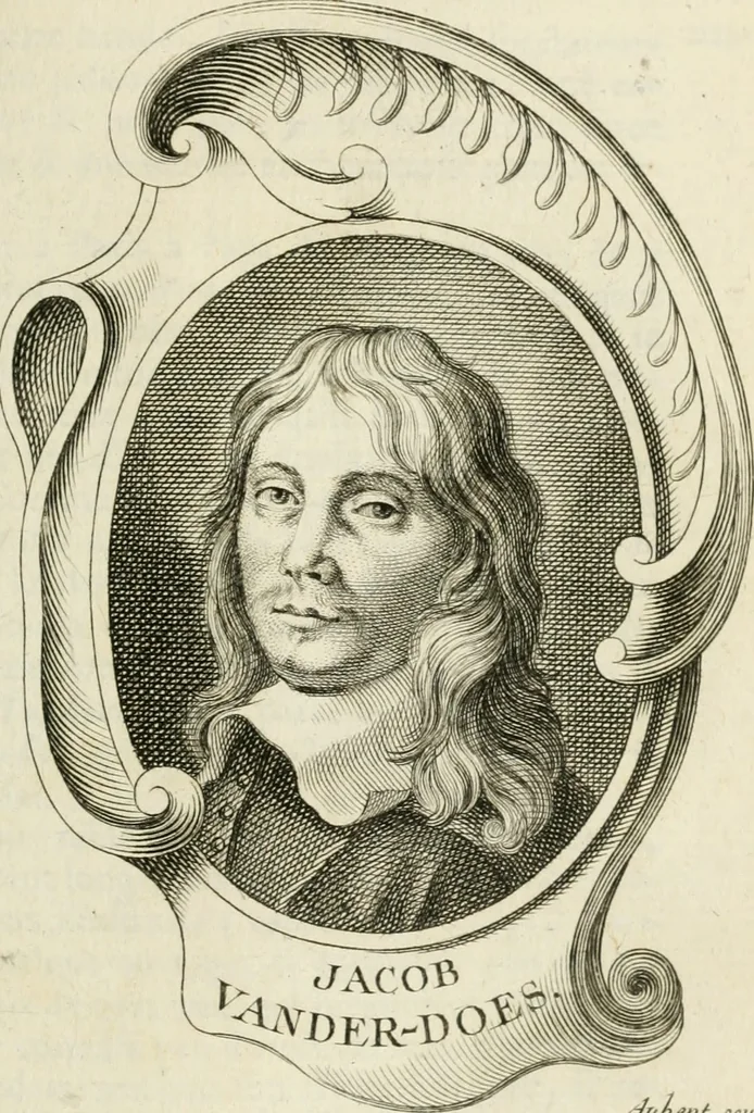 An illustration from Abrégé de la vie des plus fameux peintres, avec leurs portraits gravés en taille-douce, les indications de leurs principaux ouvrages, quelques réflexions sur leurs caractères, et la maniere de connoître les desseins et les tableaux des grands maîtres, 1762, leaf 246