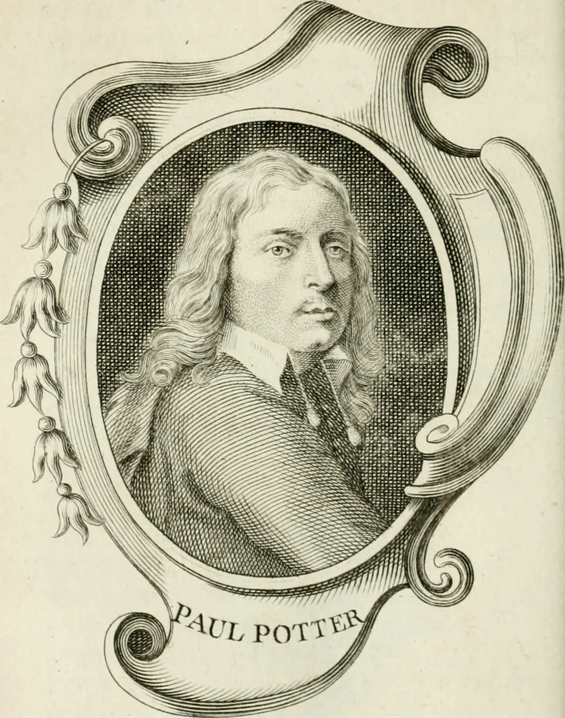 An illustration from Abrégé de la vie des plus fameux peintres, avec leurs portraits gravés en taille-douce, les indications de leurs principaux ouvrages, quelques réflexions sur leurs caractères, et la maniere de connoître les desseins et les tableaux des grands maîtres, 1762, leaf 263