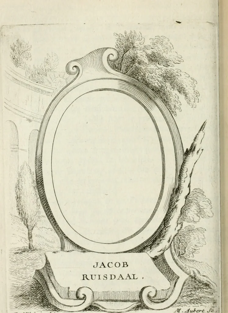 An illustration from Abrégé de la vie des plus fameux peintres, avec leurs portraits gravés en taille-douce, les indications de leurs principaux ouvrages, quelques réflexions sur leurs caractères, et la maniere de connoître les desseins et les tableaux des grands maîtres, 1762, leaf 317