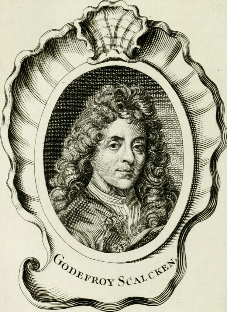 An illustration from Abrégé de la vie des plus fameux peintres, avec leurs portraits gravés en taille-douce, les indications de leurs principaux ouvrages, quelques réflexions sur leurs caractères, et la maniere de connoître les desseins et les tableaux des grands maîtres, 1762, leaf 327