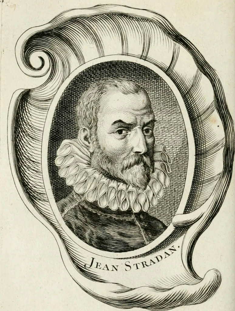 An illustration from Abrégé de la vie des plus fameux peintres, avec leurs portraits gravés en taille-douce, les indications de leurs principaux ouvrages, quelques réflexions sur leurs caractères, et la maniere de connoître les desseins et les tableaux des grands maîtres, 1762, leaf 363