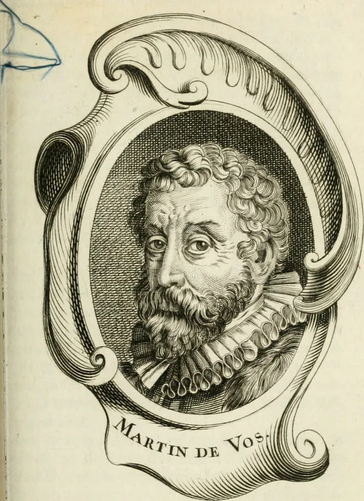 An illustration from Abrégé de la vie des plus fameux peintres, avec leurs portraits gravés en taille-douce, les indications de leurs principaux ouvrages, quelques réflexions sur leurs caractères, et la maniere de connoître les desseins et les tableaux des grands maîtres, 1762, leaf 368