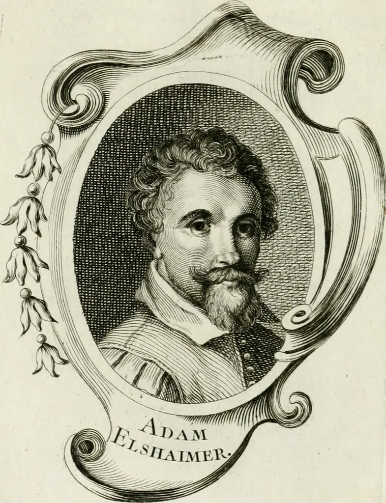 An illustration from Abrégé de la vie des plus fameux peintres, avec leurs portraits gravés en taille-douce, les indications de leurs principaux ouvrages, quelques réflexions sur leurs caractères, et la maniere de connoître les desseins et les tableaux des grands maîtres, 1762, leaf 43