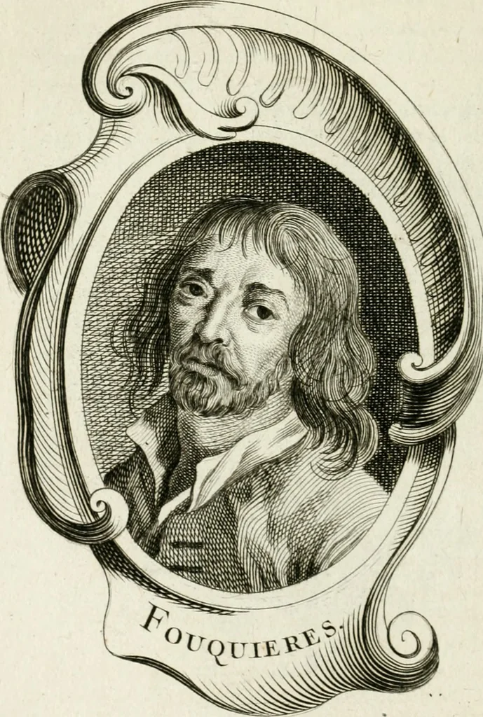 An illustration from Abrégé de la vie des plus fameux peintres, avec leurs portraits gravés en taille-douce, les indications de leurs principaux ouvrages, quelques réflexions sur leurs caractères, et la maniere de connoître les desseins et les tableaux des grands maîtres, 1762, leaf 467