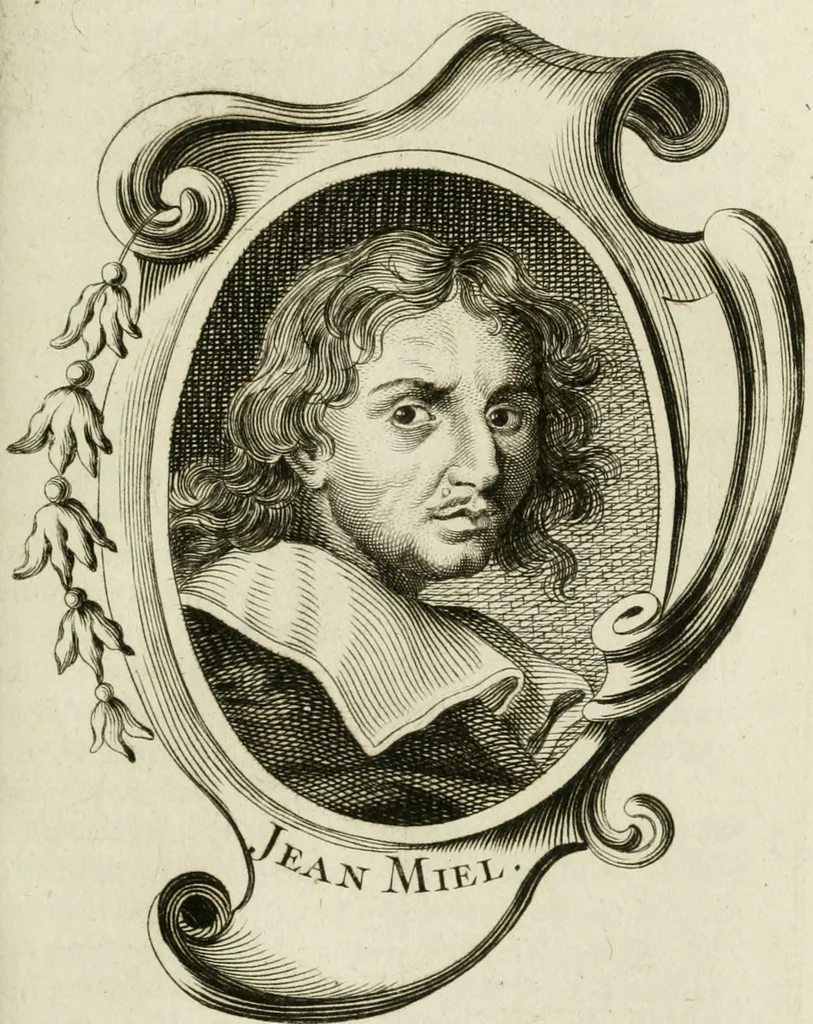 An illustration from Abrégé de la vie des plus fameux peintres, avec leurs portraits gravés en taille-douce, les indications de leurs principaux ouvrages, quelques réflexions sur leurs caractères, et la maniere de connoître les desseins et les tableaux des grands maîtres, 1762, leaf 526