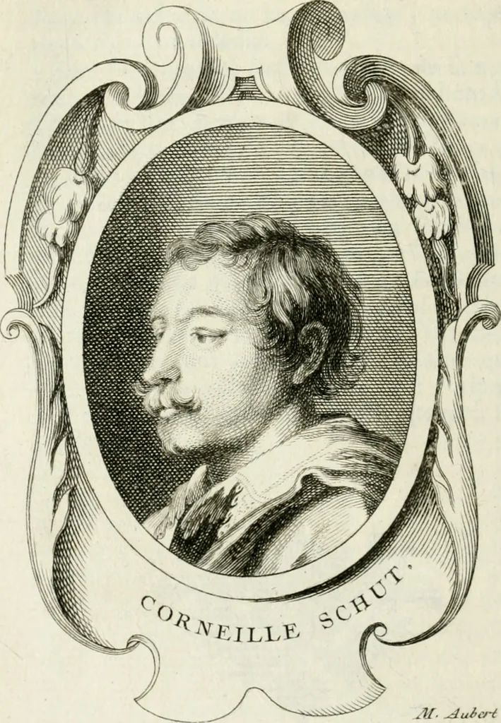 An illustration from Abrégé de la vie des plus fameux peintres, avec leurs portraits gravés en taille-douce, les indications de leurs principaux ouvrages, quelques réflexions sur leurs caractères, et la maniere de connoître les desseins et les tableaux des grands maîtres, 1762, leaf 533