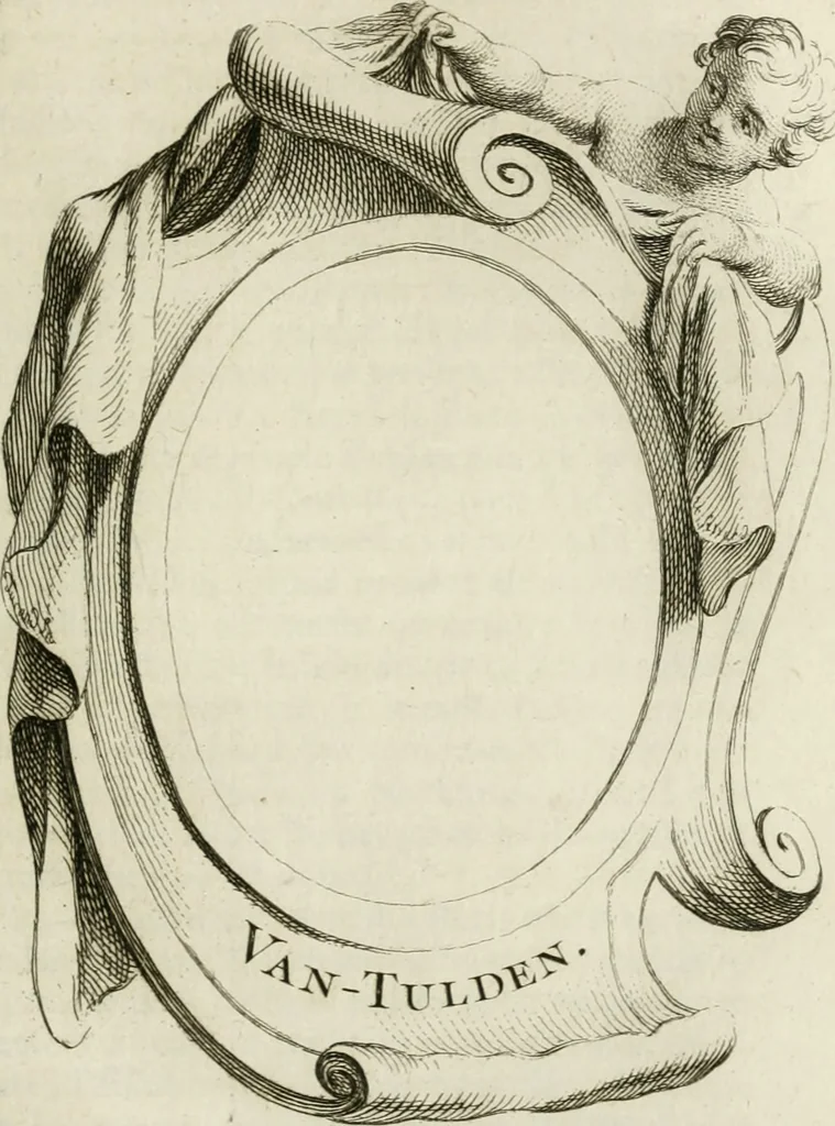 An illustration from Abrégé de la vie des plus fameux peintres, avec leurs portraits gravés en taille-douce, les indications de leurs principaux ouvrages, quelques réflexions sur leurs caractères, et la maniere de connoître les desseins et les tableaux des grands maîtres, 1762, leaf 558