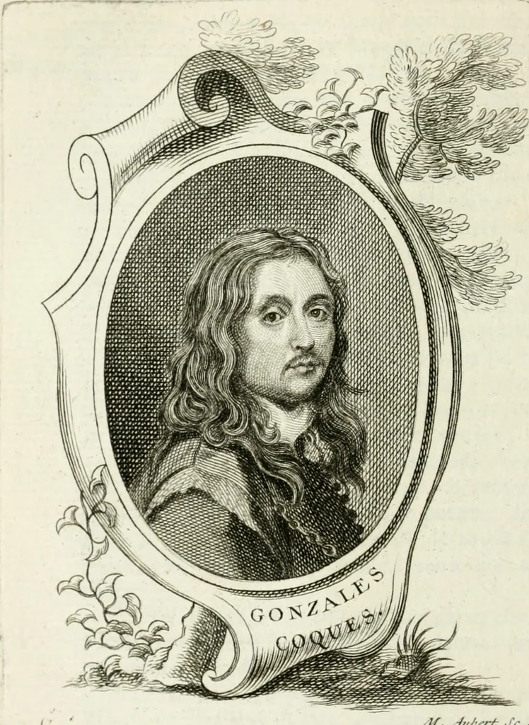An illustration from Abrégé de la vie des plus fameux peintres, avec leurs portraits gravés en taille-douce, les indications de leurs principaux ouvrages, quelques réflexions sur leurs caractères, et la maniere de connoître les desseins et les tableaux des grands maîtres, 1762, leaf 577