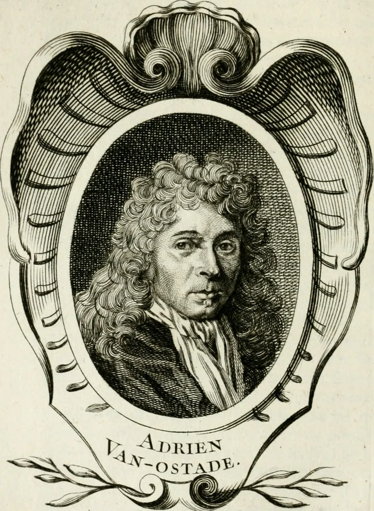 An illustration from Abrégé de la vie des plus fameux peintres, avec leurs portraits gravés en taille-douce, les indications de leurs principaux ouvrages, quelques réflexions sur leurs caractères, et la maniere de connoître les desseins et les tableaux des grands maîtres, 1762, leaf 65