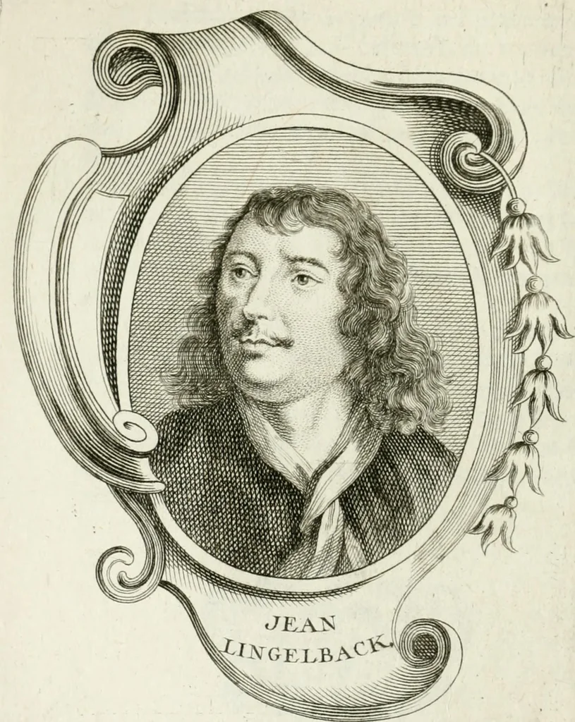 An illustration from Abrégé de la vie des plus fameux peintres, avec leurs portraits gravés en taille-douce, les indications de leurs principaux ouvrages, quelques réflexions sur leurs caractères, et la maniere de connoître les desseins et les tableaux des grands maîtres, 1762, leaf 81
