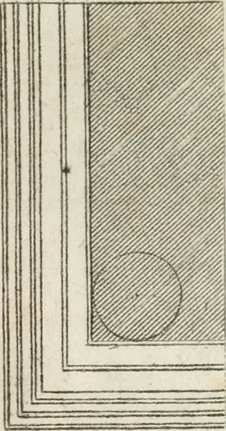 An illustration from Abrégé de géometrie pratique : appliquée au dessin linéaire, au toisé et au lever des plans : suivi des principes de l'architecture et de la perspective, 1834, leaf 236