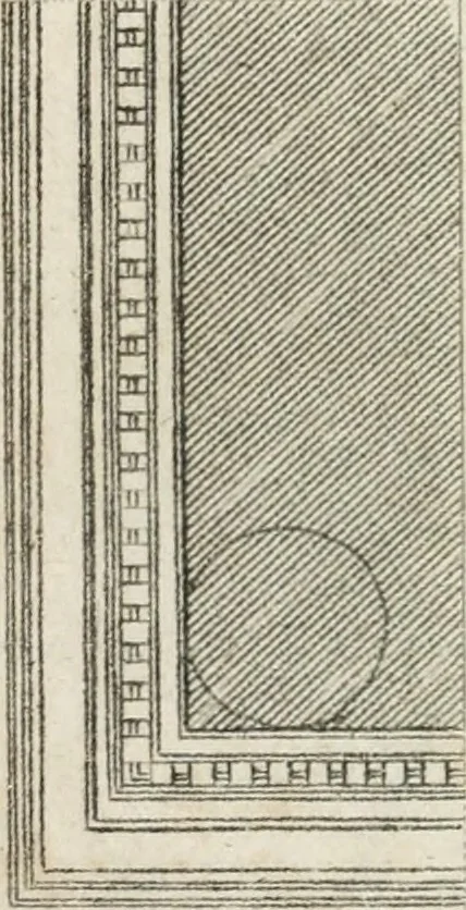 An illustration from Abrégé de géometrie pratique : appliquée au dessin linéaire, au toisé et au lever des plans : suivi des principes de l'architecture et de la perspective, 1834, leaf 236