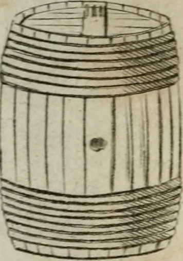 An illustration from Abrégé de géometrie pratique : appliquée au dessin linéaire, au toisé et au lever des plans : suivi des principes de l'architecture et de la perspective, 1834, leaf 267