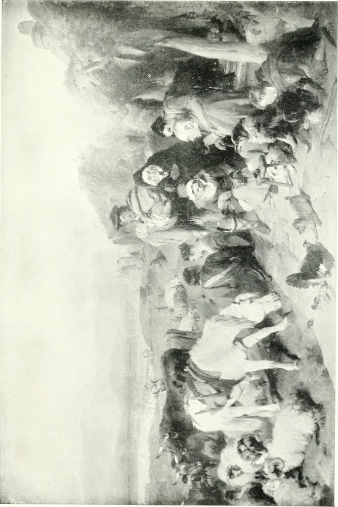 An illustration from Abridged catalogue of oil paintings by British artists and foreigners working in Great Britain; containing only works exhibited in the galleries, 1908, leaf 106
