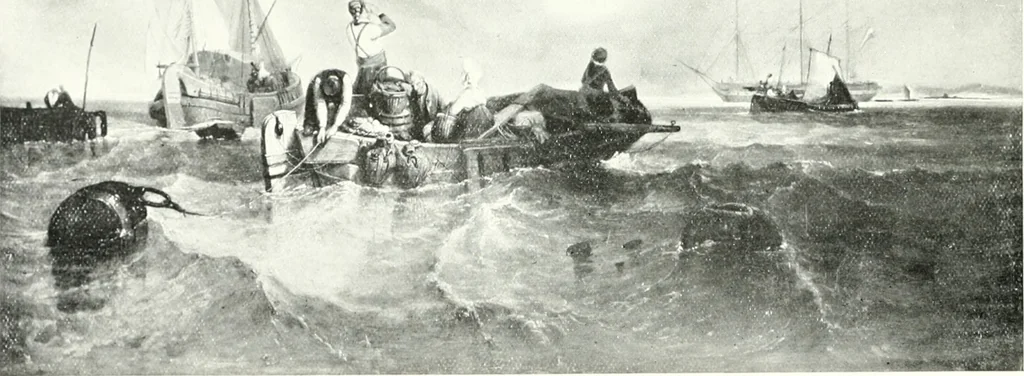 An illustration from Abridged catalogue of oil paintings by British artists and foreigners working in Great Britain; containing only works exhibited in the galleries, 1908, leaf 164