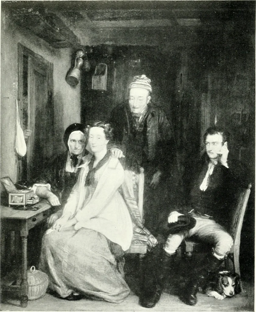An illustration from Abridged catalogue of oil paintings by British artists and foreigners working in Great Britain; containing only works exhibited in the galleries, 1908, leaf 186