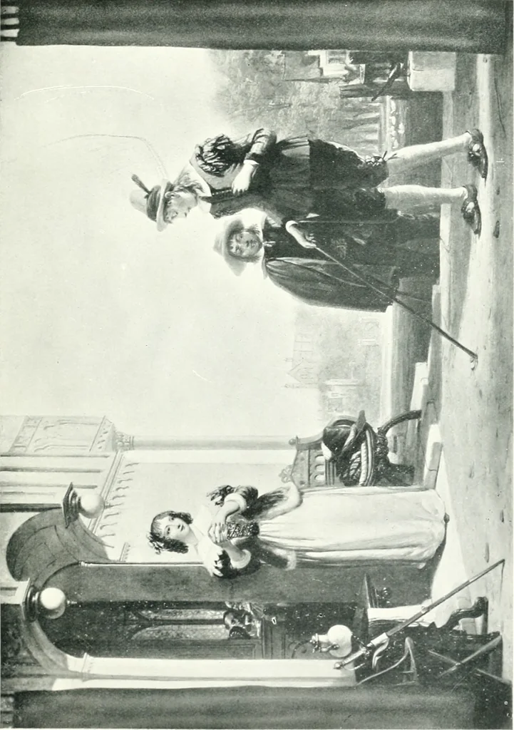 An illustration from Abridged catalogue of oil paintings by British artists and foreigners working in Great Britain; containing only works exhibited in the galleries, 1908, leaf 34