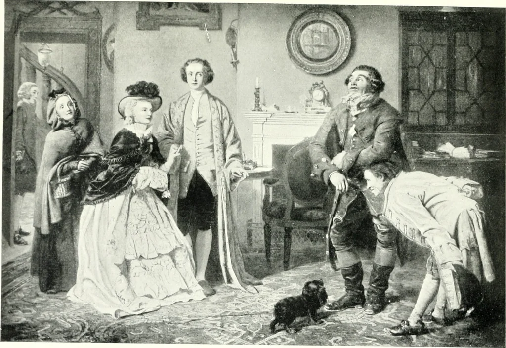 An illustration from Abridged catalogue of oil paintings by British artists and foreigners working in Great Britain; containing only works exhibited in the galleries, 1908, leaf 80
