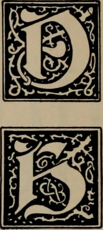 An illustration from Abridged specimen book, type : nickel-alloy on universal line comprising a price list of types, borders, leads and slugs, brass rule, brass galleys ; miscellaneous cuts and general supplies for printers, 1906, leaf 349