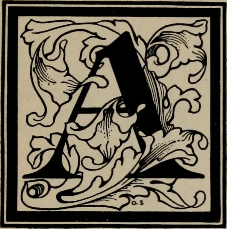 An illustration from Abridged specimen book, type : nickel-alloy on universal line comprising a price list of types, borders, leads and slugs, brass rule, brass galleys ; miscellaneous cuts and general supplies for printers, 1906, leaf 358