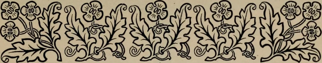 An illustration from Abridged specimen book, type : nickel-alloy on universal line comprising a price list of types, borders, leads and slugs, brass rule, brass galleys ; miscellaneous cuts and general supplies for printers, 1906, leaf 378