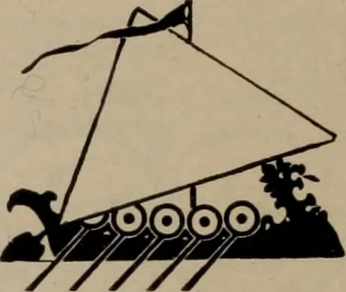 An illustration from Abridged specimen book, type : nickel-alloy on universal line comprising a price list of types, borders, leads and slugs, brass rule, brass galleys ; miscellaneous cuts and general supplies for printers, 1906, leaf 427