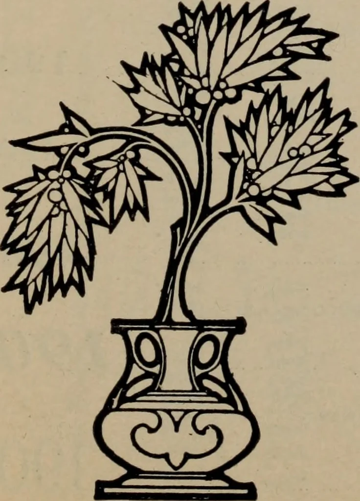 An illustration from Abridged specimen book, type : nickel-alloy on universal line comprising a price list of types, borders, leads and slugs, brass rule, brass galleys ; miscellaneous cuts and general supplies for printers, 1906, leaf 470