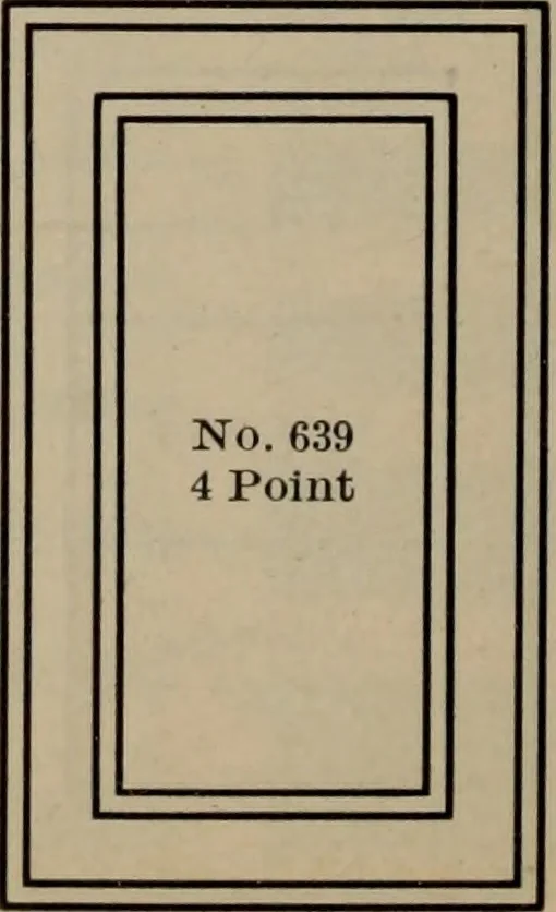 An illustration from Abridged specimen book, type : nickel-alloy on universal line comprising a price list of types, borders, leads and slugs, brass rule, brass galleys ; miscellaneous cuts and general supplies for printers, 1906, leaf 521