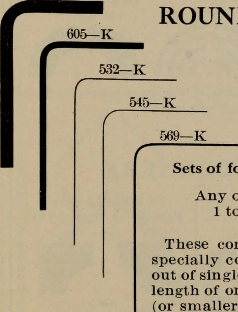 An illustration from Abridged specimen book, type : nickel-alloy on universal line comprising a price list of types, borders, leads and slugs, brass rule, brass galleys ; miscellaneous cuts and general supplies for printers, 1906, leaf 526
