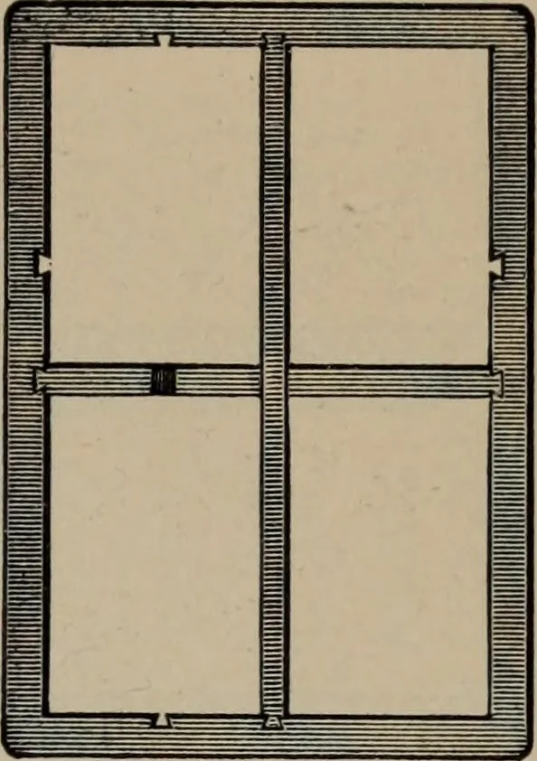 An illustration from Abridged specimen book, type : nickel-alloy on universal line comprising a price list of types, borders, leads and slugs, brass rule, brass galleys ; miscellaneous cuts and general supplies for printers, 1906, leaf 560