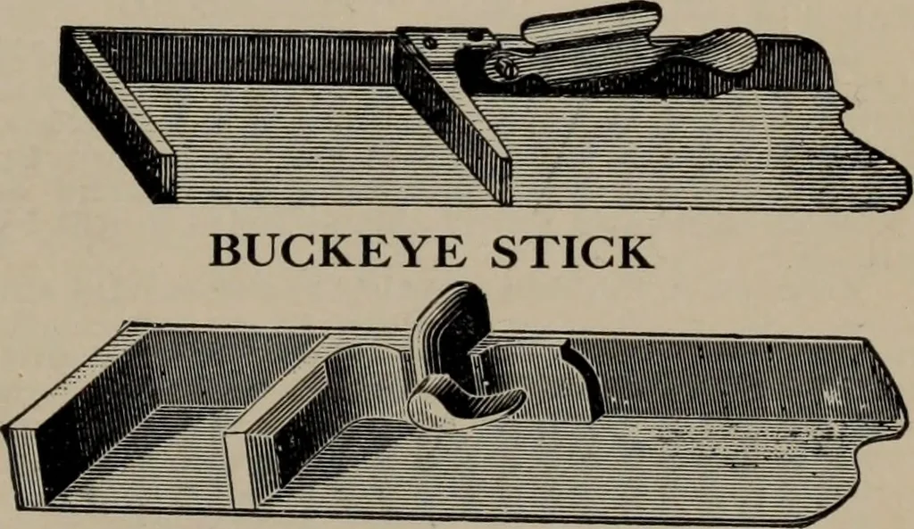 An illustration from Abridged specimen book, type : nickel-alloy on universal line comprising a price list of types, borders, leads and slugs, brass rule, brass galleys ; miscellaneous cuts and general supplies for printers, 1906, leaf 566