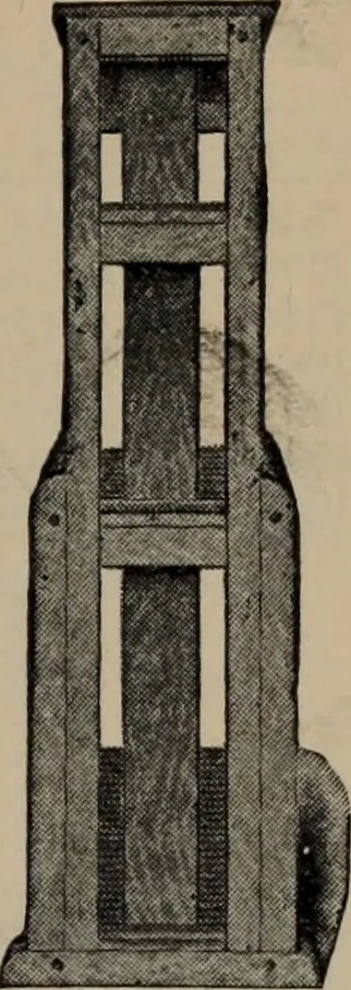 An illustration from Abridged specimen book, type : nickel-alloy on universal line comprising a price list of types, borders, leads and slugs, brass rule, brass galleys ; miscellaneous cuts and general supplies for printers, 1906, leaf 572