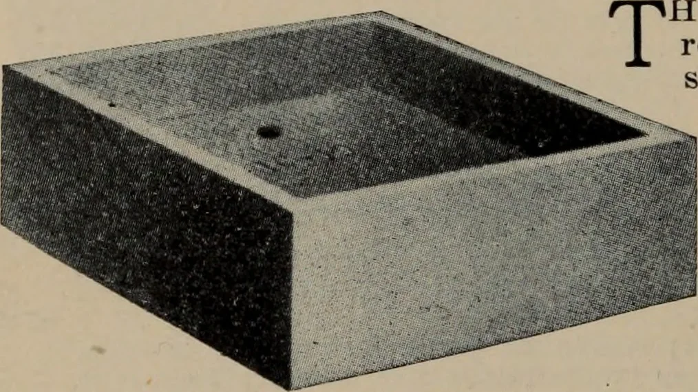 An illustration from Abridged specimen book, type : nickel-alloy on universal line comprising a price list of types, borders, leads and slugs, brass rule, brass galleys ; miscellaneous cuts and general supplies for printers, 1906, leaf 573