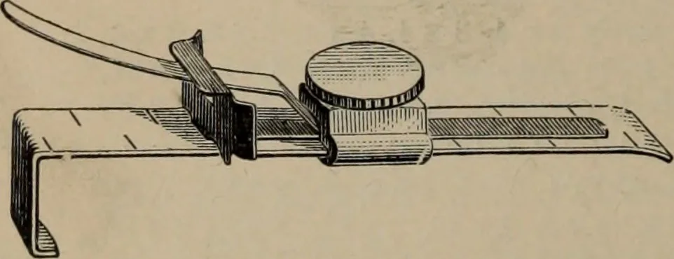 An illustration from Abridged specimen book, type : nickel-alloy on universal line comprising a price list of types, borders, leads and slugs, brass rule, brass galleys ; miscellaneous cuts and general supplies for printers, 1906, leaf 575