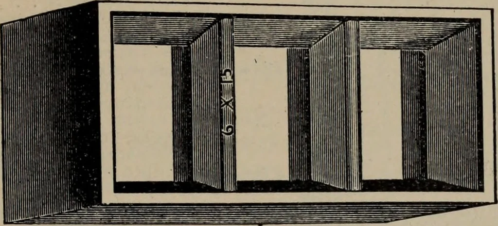 An illustration from Abridged specimen book, type : nickel-alloy on universal line comprising a price list of types, borders, leads and slugs, brass rule, brass galleys ; miscellaneous cuts and general supplies for printers, 1906, leaf 582