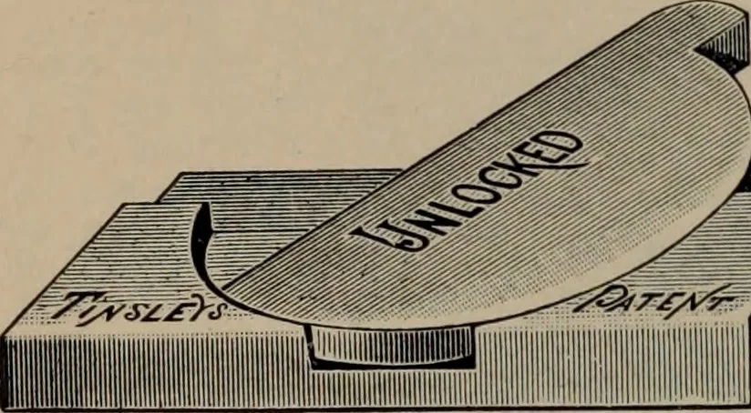 An illustration from Abridged specimen book, type : nickel-alloy on universal line comprising a price list of types, borders, leads and slugs, brass rule, brass galleys ; miscellaneous cuts and general supplies for printers, 1906, leaf 605