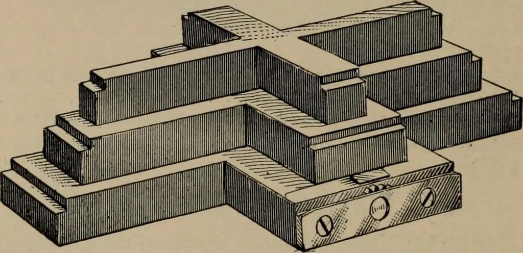 An illustration from Abridged specimen book, type : nickel-alloy on universal line comprising a price list of types, borders, leads and slugs, brass rule, brass galleys ; miscellaneous cuts and general supplies for printers, 1906, leaf 611