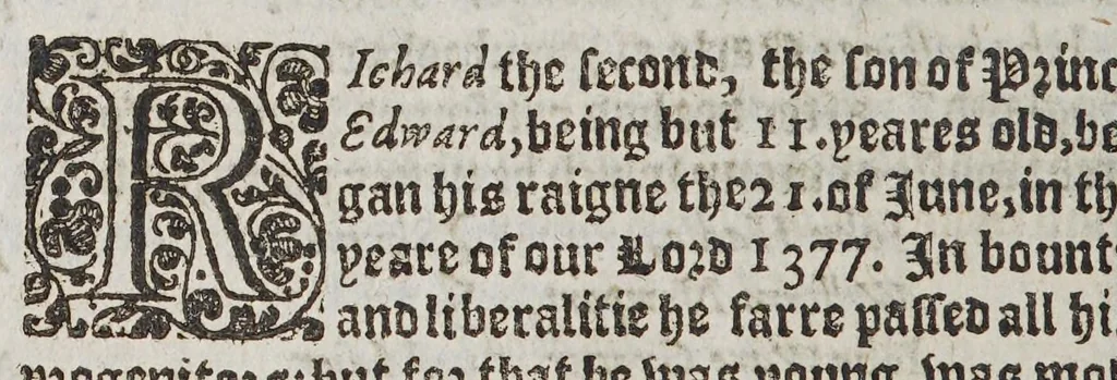 An illustration from The abridgement of the English Chronicle,, 1618, leaf 160