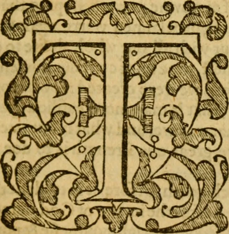 An illustration from An abridgement of the Institution of the Christian religion writen by M. Ihon Caluin : wherein briefe and sound aunsweres to the objections of the adversaries are set downe, 1585, leaf 100