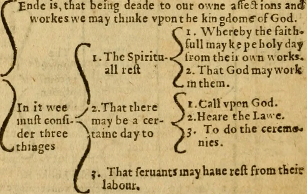 An illustration from An abridgement of the Institution of the Christian religion writen by M. Ihon Caluin : wherein briefe and sound aunsweres to the objections of the adversaries are set downe, 1585, leaf 25